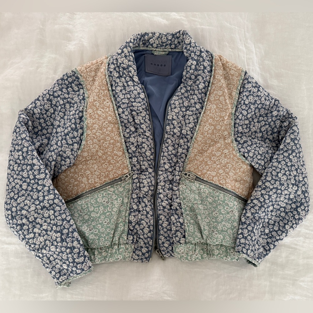 Blank NYC Floral Print Jacket